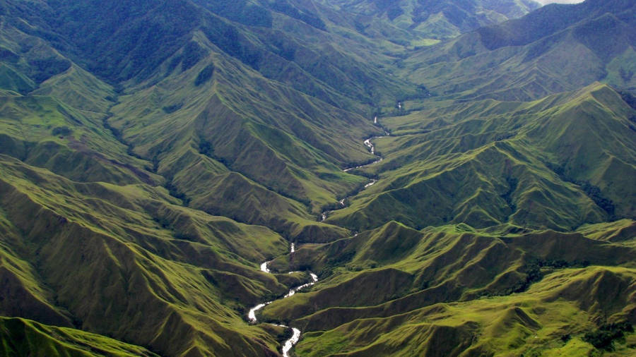 Papua New Guinea Mountain River Wallpaper