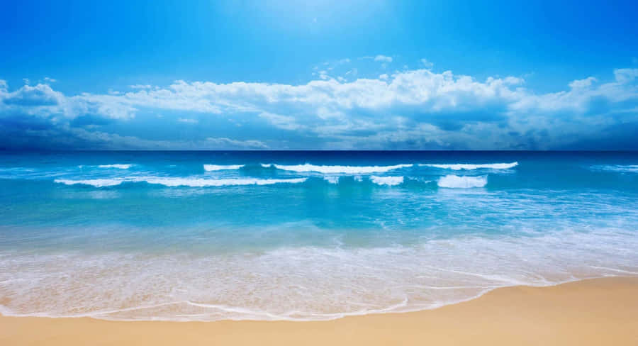 Paradise Found - Take In The Peacefulness At Pretty Beach Wallpaper