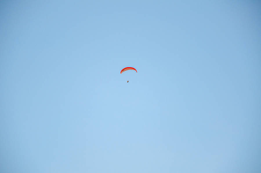 Paragliding Red Wing Wallpaper