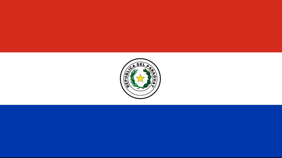 Paraguay's Vibrant Flag Wallpaper
