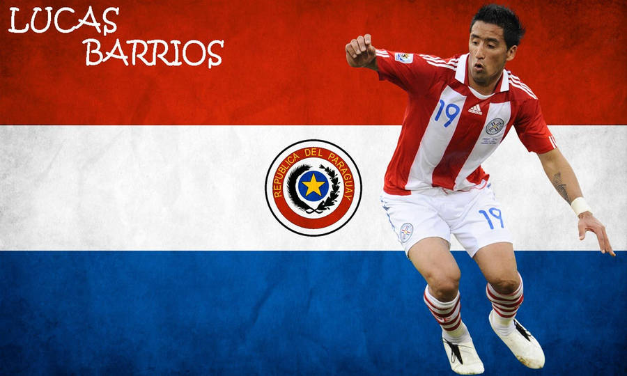 Paraguay Soccer Player Lucas Barrios Wallpaper