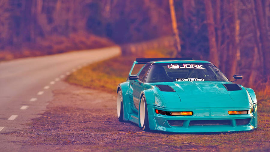 Park Modified C4 Corvette Wallpaper