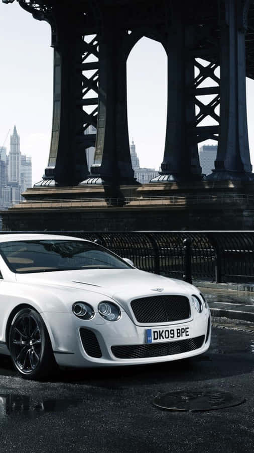 Parked Continental Bentley Iphone Wallpaper