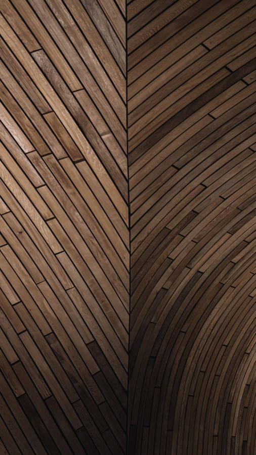 Parquet Brown Iphone Wallpaper