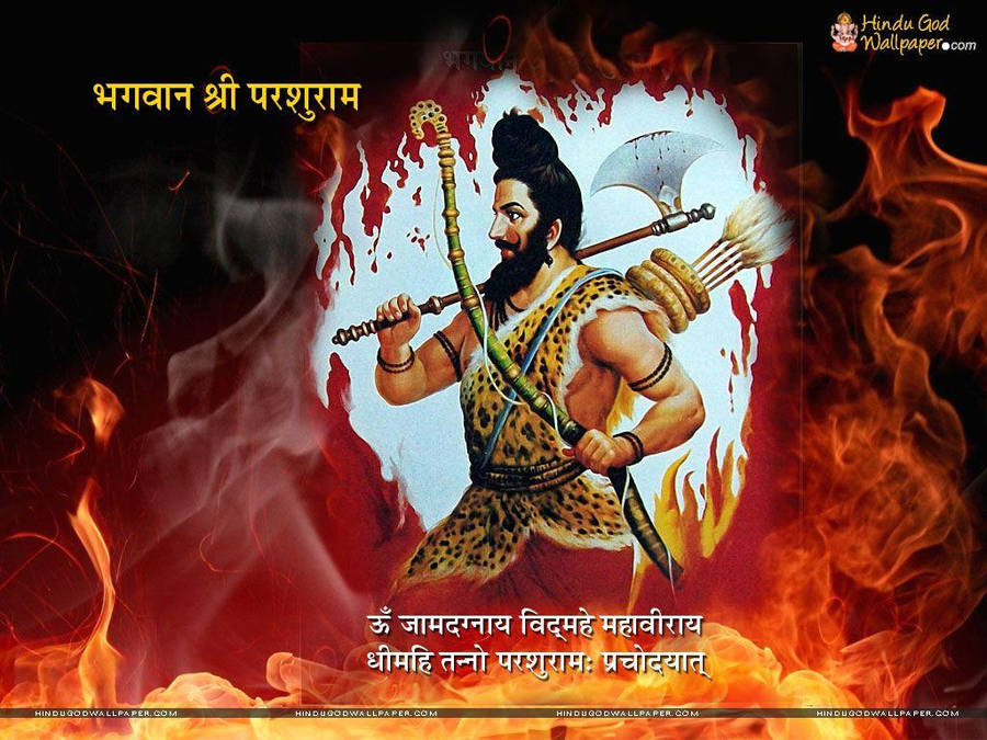 Parshuram Fiery Smoke Wallpaper