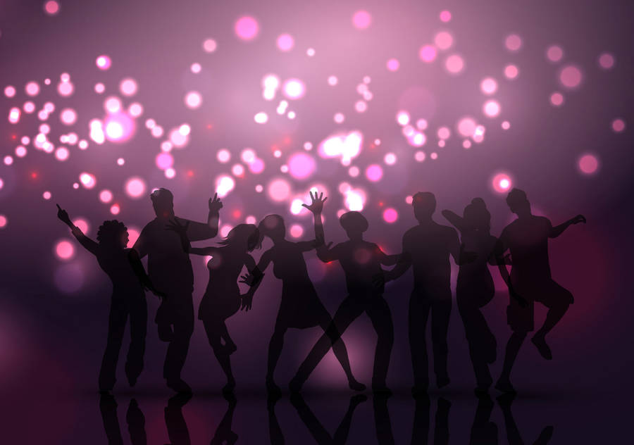 Party People Bokeh Background Wallpaper