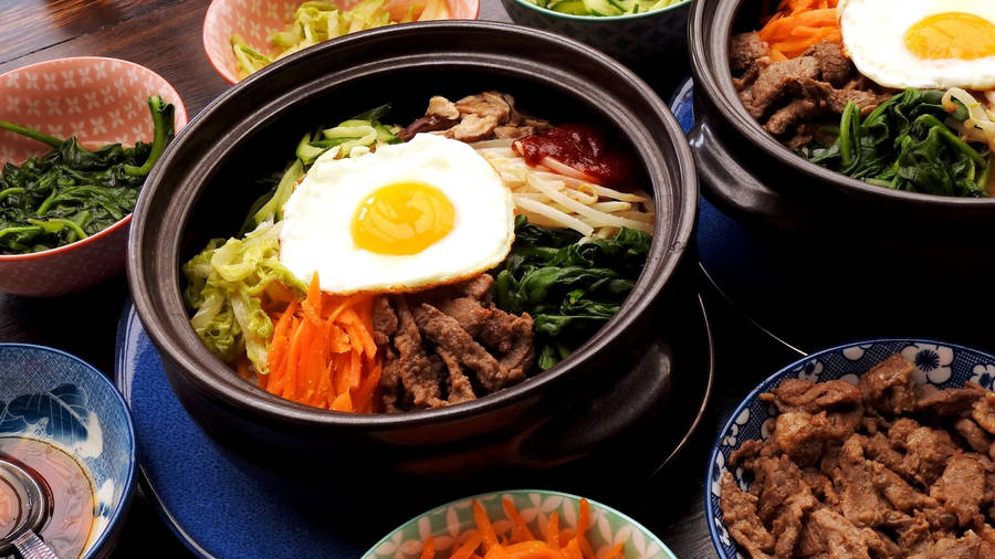 Party Sized Bibimbap Wallpaper