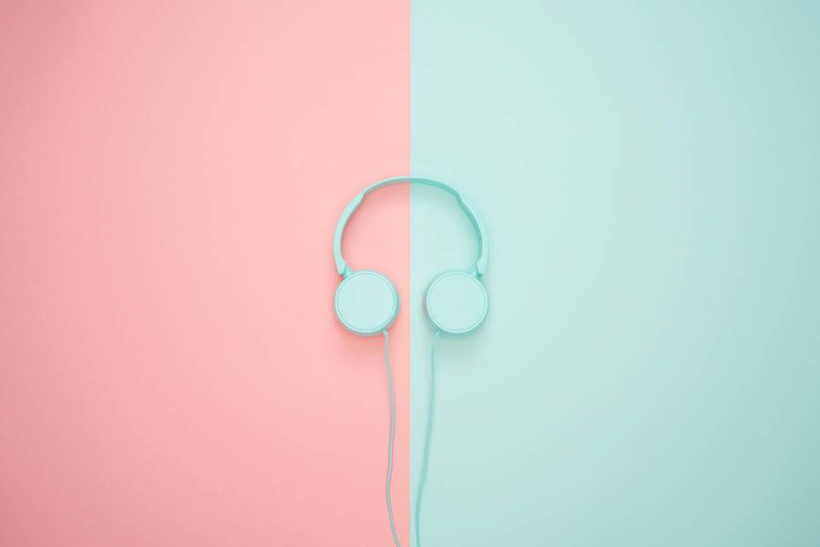 Pastel 4k Headphones Wallpaper