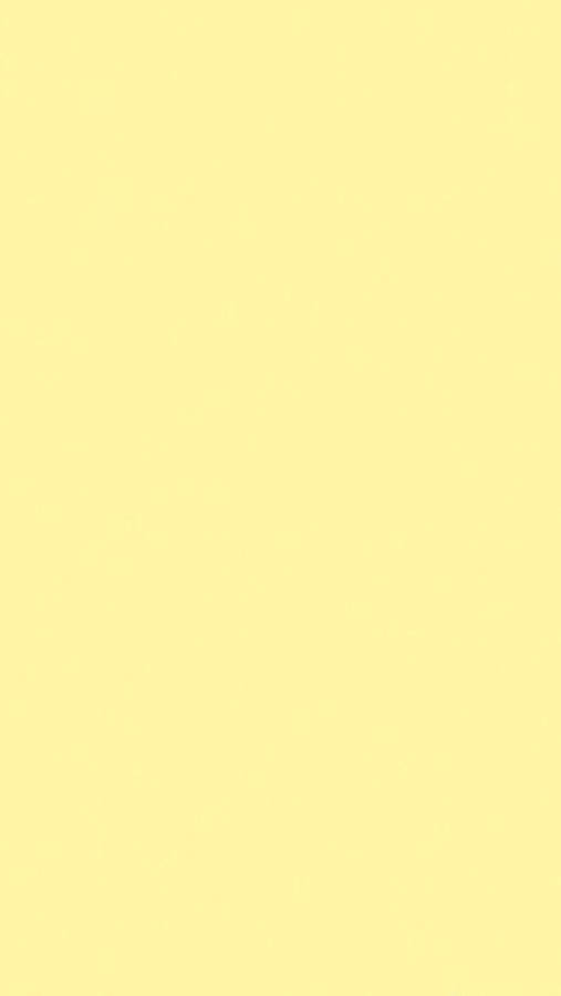 Pastel Aesthetic Plain Yellow Phone Wallpaper