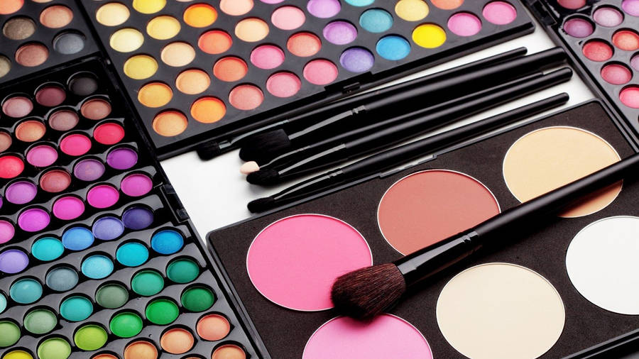 Pastel Colorful Makeup Palette Wallpaper