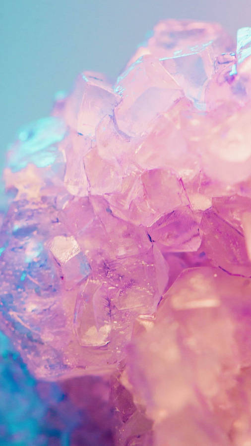 Pastel Crystal Ice Wallpaper