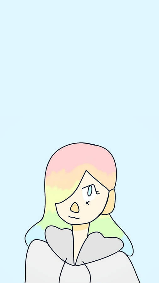 Pastel Girl Cute Aesthetic Wallpaper