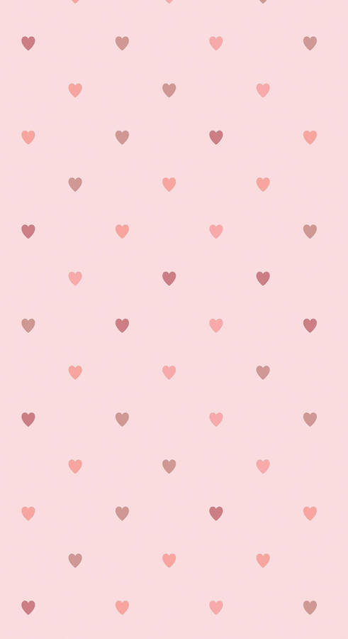 Pastel Heart Aesthetic Wallpaper