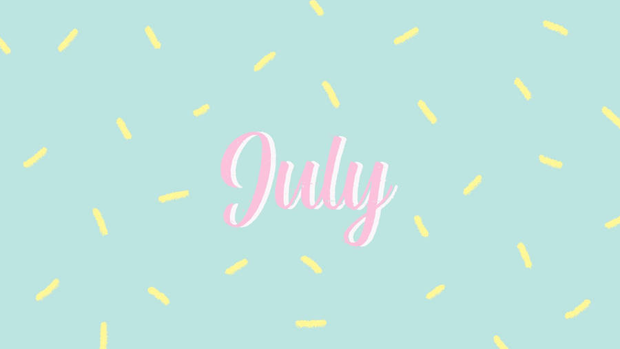 Pastel July Poster Wallpaper