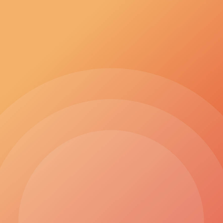 Pastel Orange Circle Wallpaper