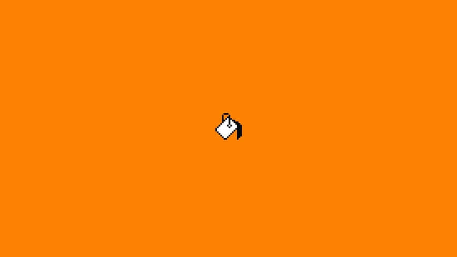 Pastel Orange Ms Paint Icon Wallpaper