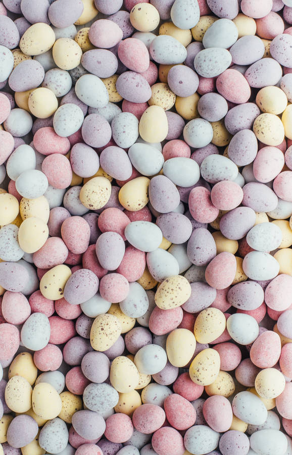 Pastel Pebbles Aesthetic Pattern Wallpaper