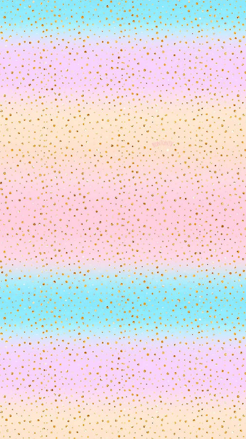 Pastel Phone Dotted Stripes Wallpaper