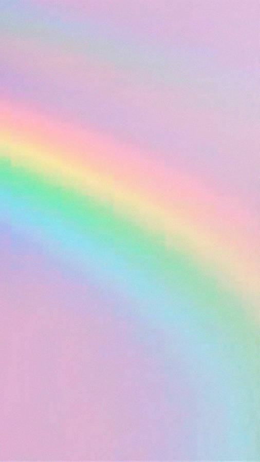 Pastel Phone Rainbow Wallpaper