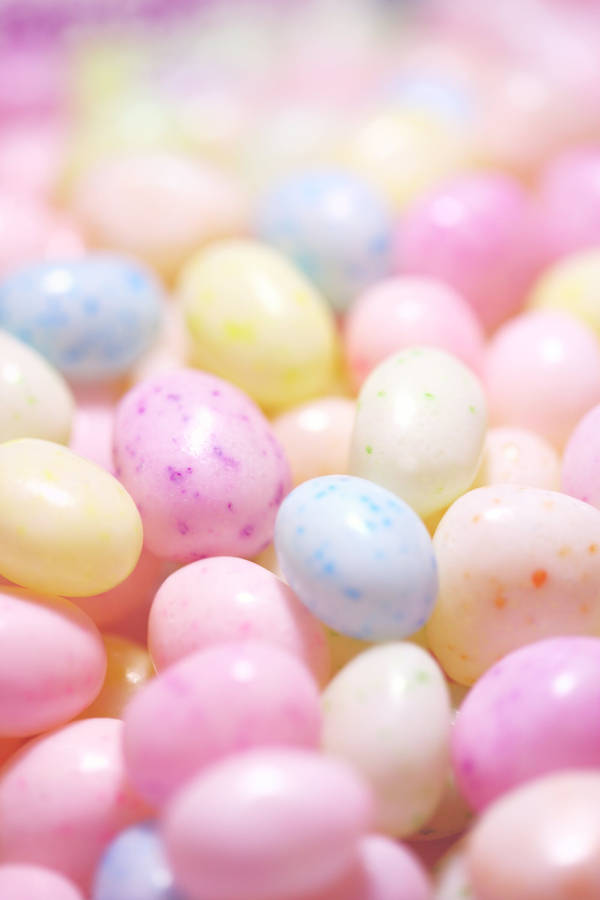 Pastel Pink Aesthetic Candies Photo Wallpaper