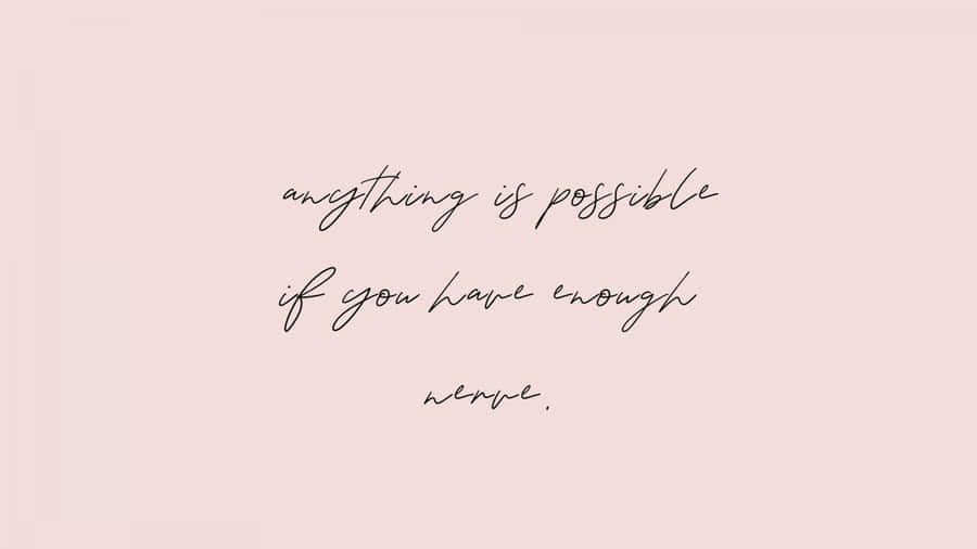 Pastel Pink Quote Nice Desktop Wallpaper