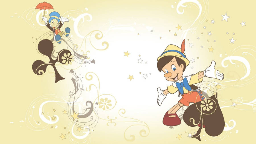 Pastel Pinocchio Wallpaper