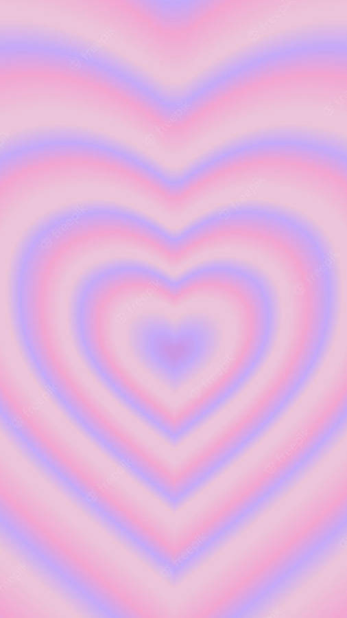 Pastel Purple-pink Wildflower Heart Wallpaper
