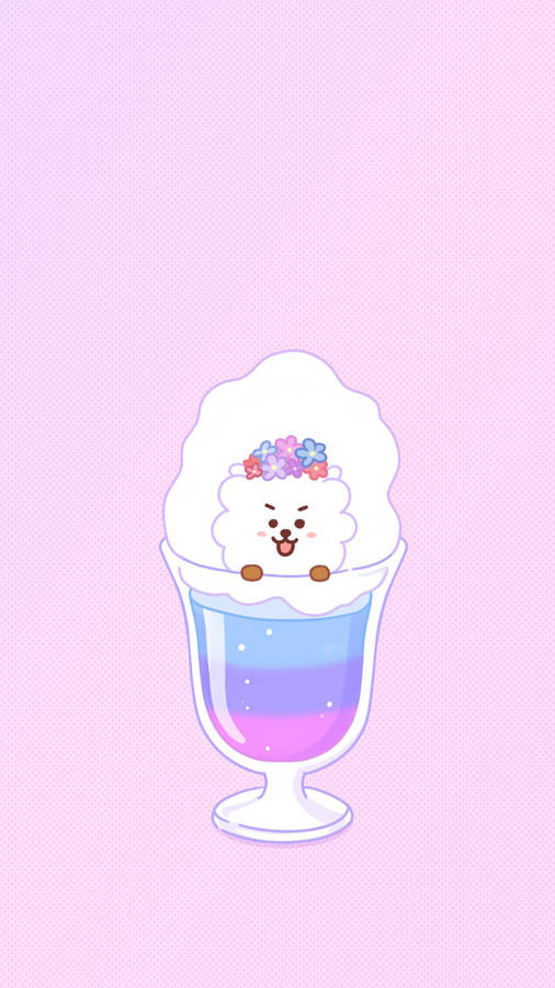 Pastel Purple Rj Ice Cream Wallpaper