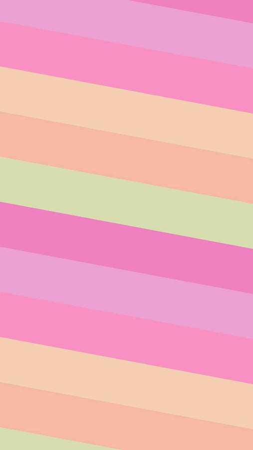 Pastel Stripes Serenity Lock Screen Wallpaper