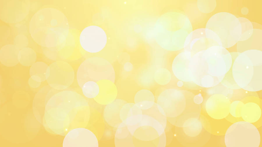 Pastel Yellow Bokeh Background Wallpaper