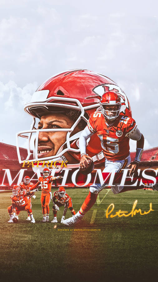 Patrick Mahomes Animated Poster Wallpaper