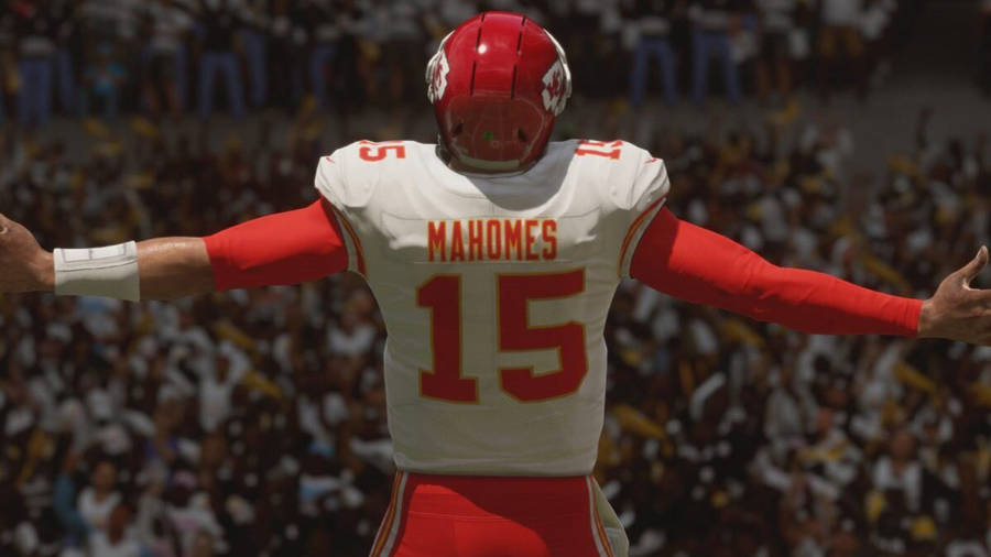 Patrick Mahomes Celebrating Wallpaper