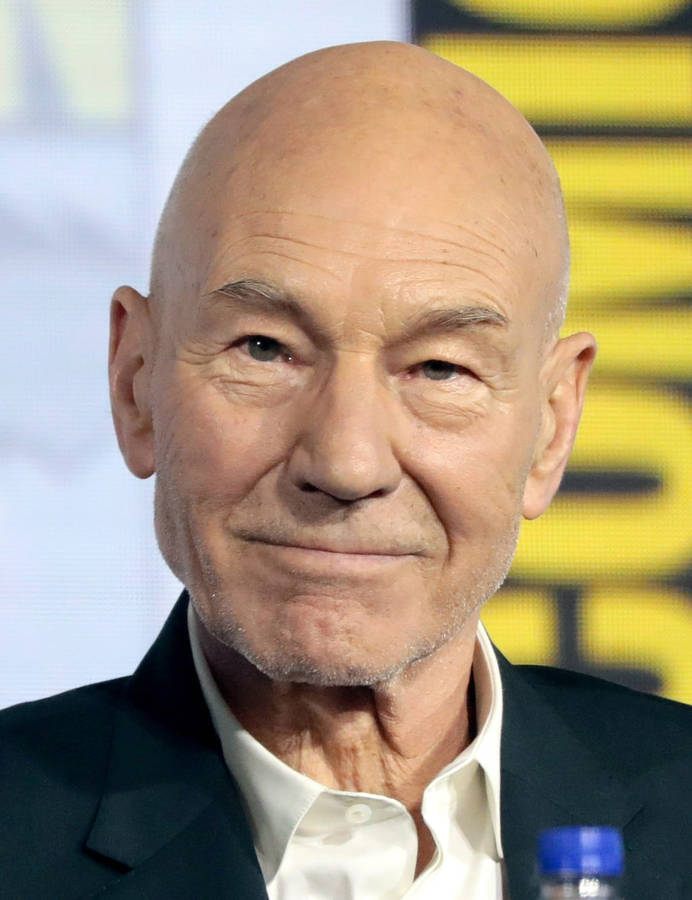 Patrick Stewart Affiliative Smile Wallpaper