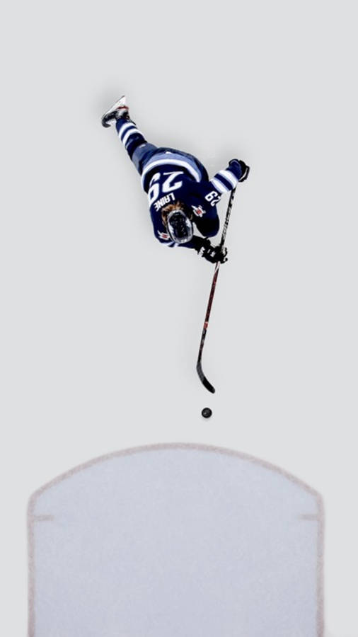 Patrik Laine In Action On The Ice. Wallpaper