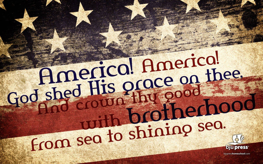 Patriotic America The Beautiful Wallpaper