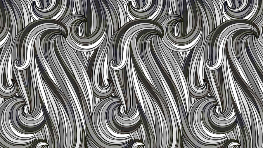 Pattern Black And White Abstract Wallpaper