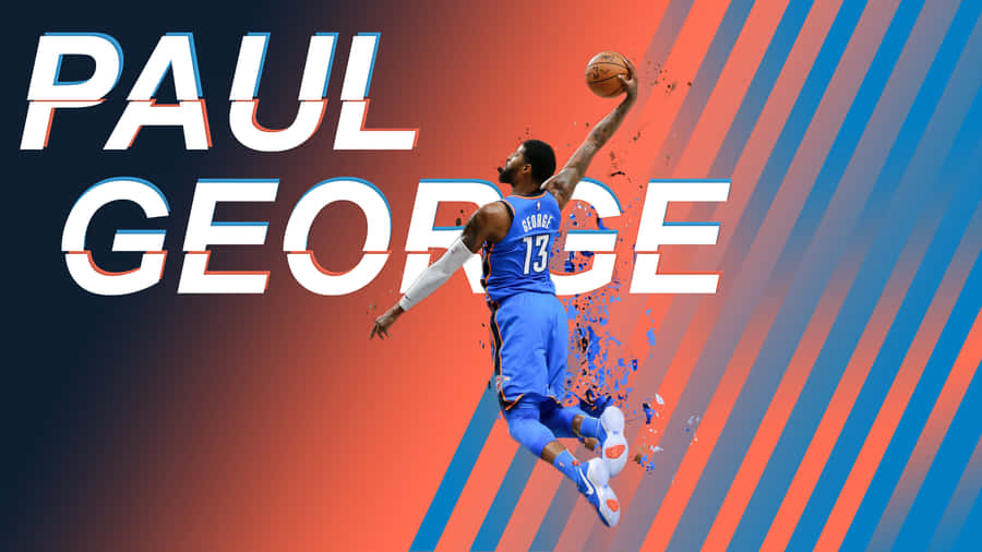 Paul George Clippers Poster Wallpaper
