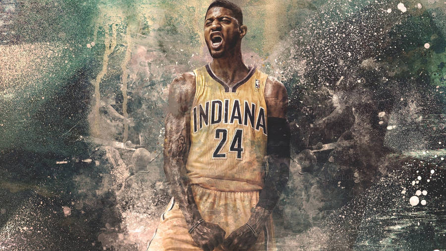 Paul George Primal Scream Pacers Wallpaper