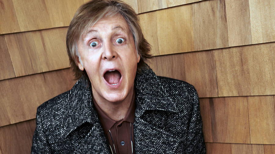 Paul Mccartney Mouth Open Wallpaper