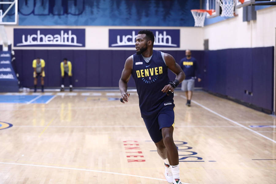 Paul Millsap At Uc Health Court Wallpaper