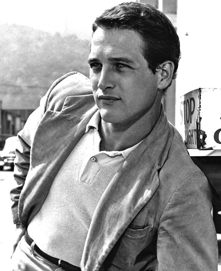 Paul Newman Preppy Ivy Look Wallpaper