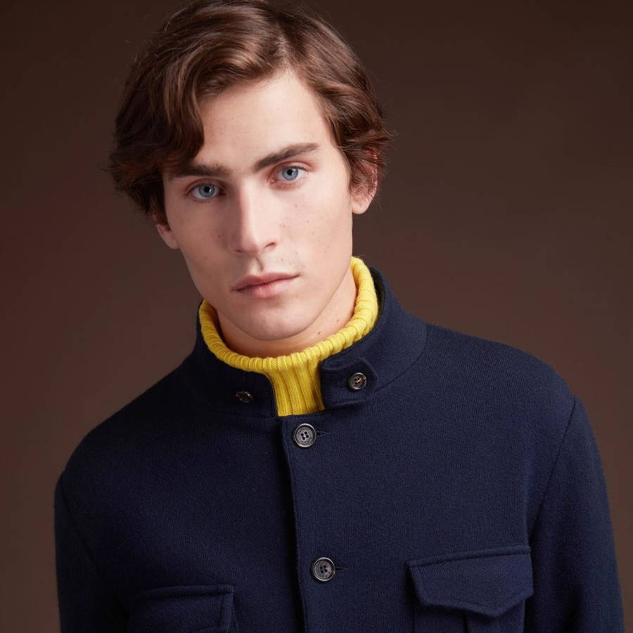 Paul Stuart Yellow Turtleneck Wallpaper