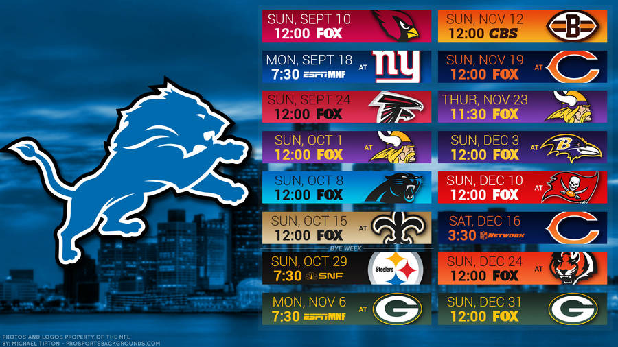 Pc Computer Desktop Detroit Lions Wallpaper