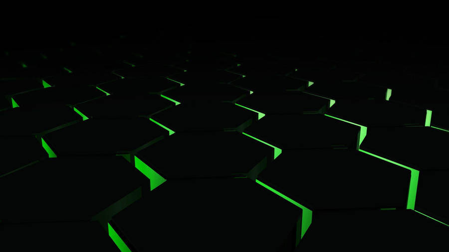Pc Gaming Green Lights Wallpaper