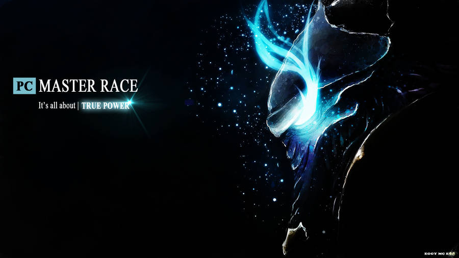 Pc Master Race Dark Abstract Wallpaper