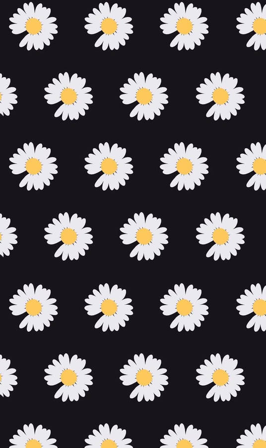 Peaceminusone Daisy Pattern Wallpaper