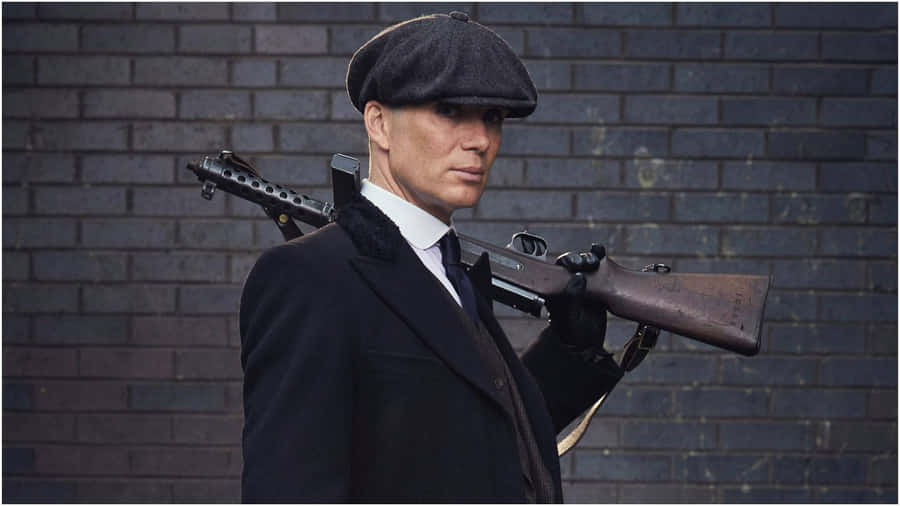 Peaky Blinders Gangsters With Guns Wallpaper