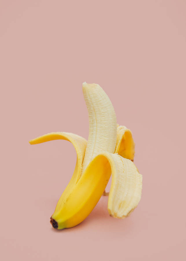 Peeled Banana Fruit Wallpaper