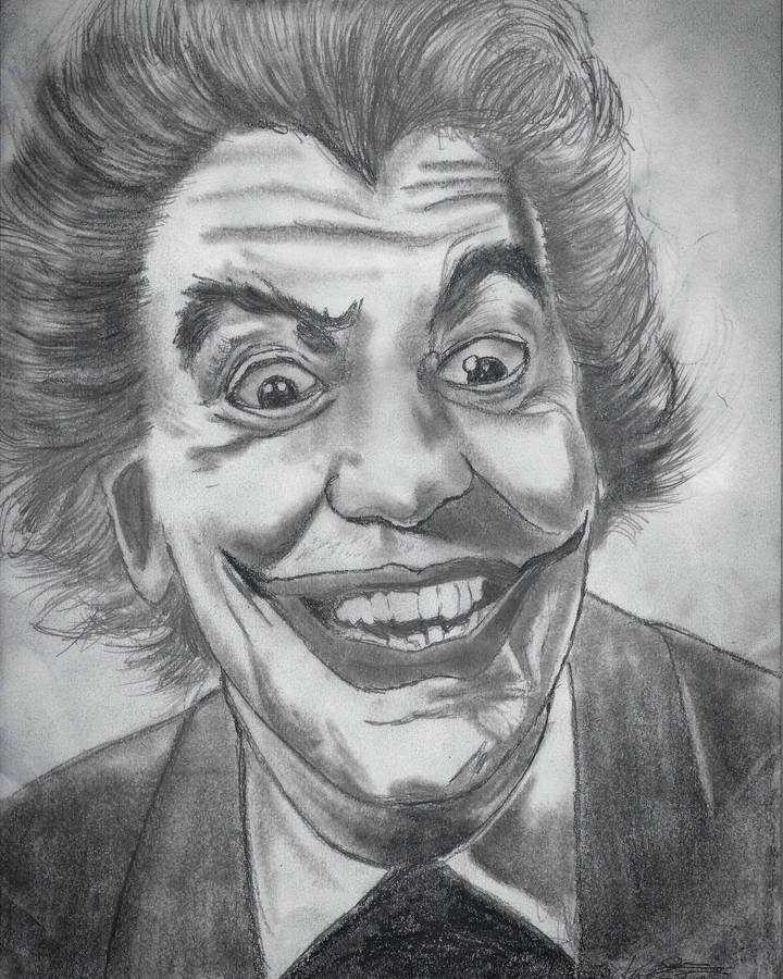 Pencil Sketch Cesar Romero Wallpaper