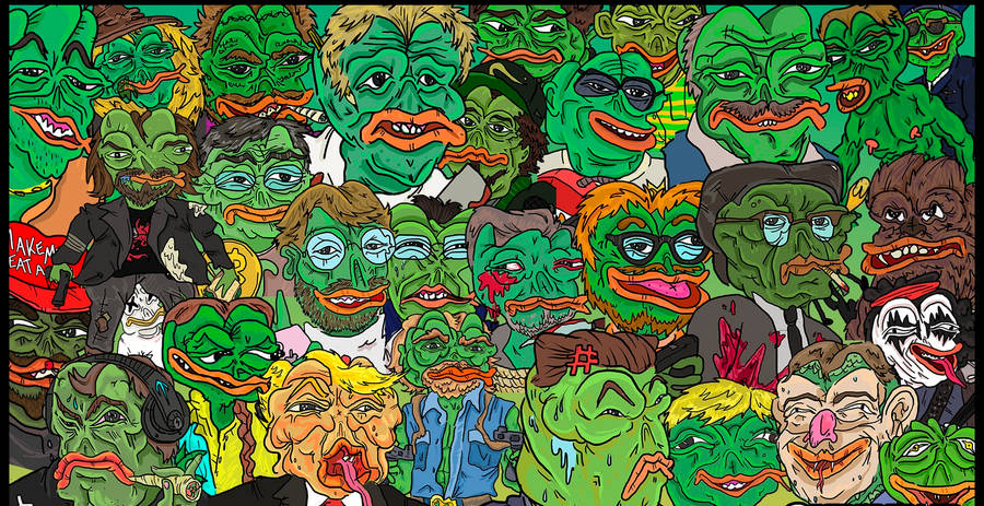 Pepe The Frog Doodles Wallpaper